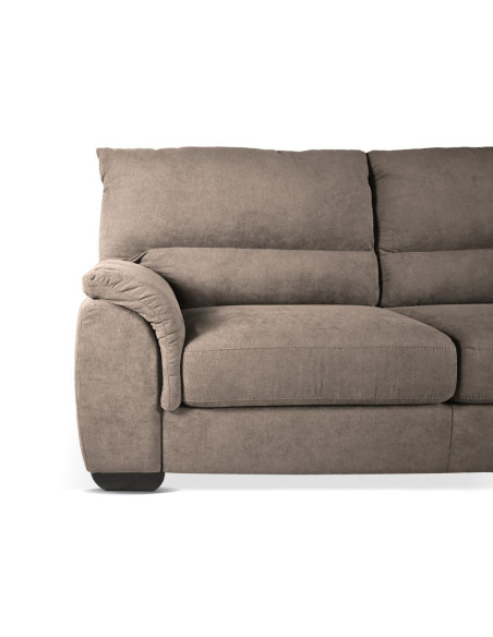 Divano Atene 3 posti in tessuto Roma 07 cappuccino - Kallea