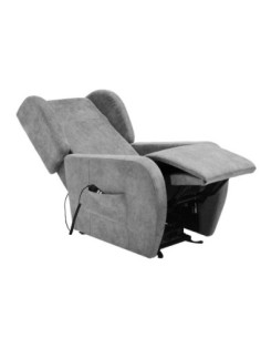 Poltrona alza persona Lift 2 motori con roller bar in tessuto Giulia 9712 light gray - Kallea 2