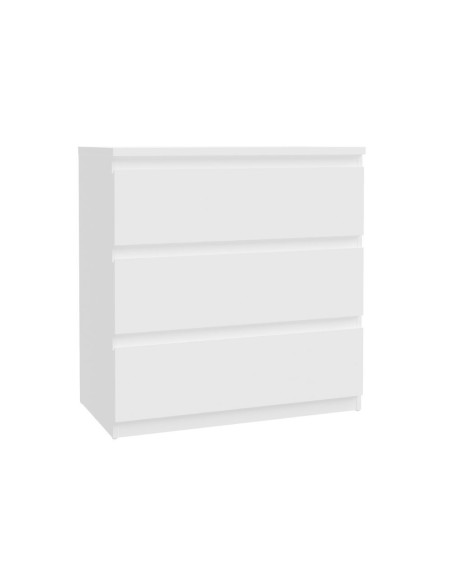 Camera da letto Rango con armadio 2 ante bianco opaco e letto Snello grigio chiaro - Kallea