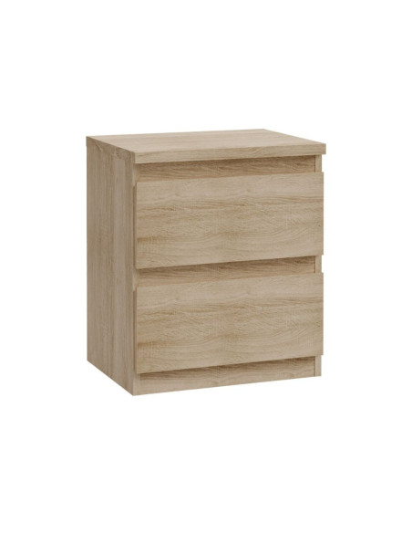 Camera da letto Milk con armadio 4 ante olmo perla e letto Stiletto tortora - Kallea