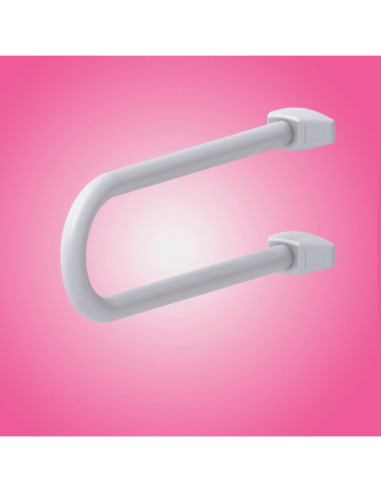 Maniglia di sicurezza fissa per disabili in alluminio colore bianco - Kallea