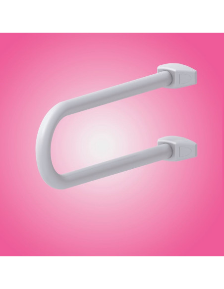 Maniglia di sicurezza fissa per disabili in alluminio colore bianco - Kallea