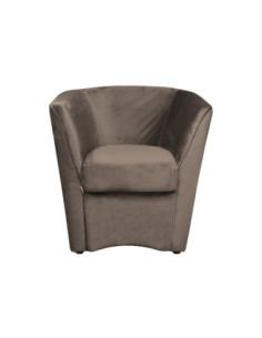 Poltrona Tago in tessuto tortora Riviera 4 - Kallea 2