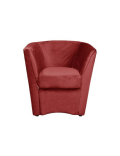 Poltrona Tago in tessuto rosso Riviera 10 - Kallea 2