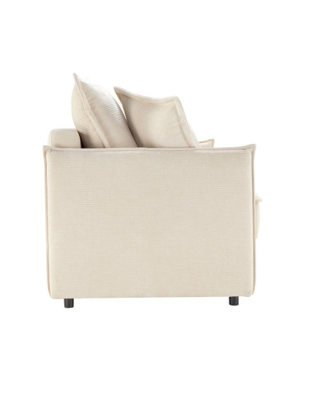 Divano letto Ghide con contenitore colore panna 217x86x95 cm. - Kallea