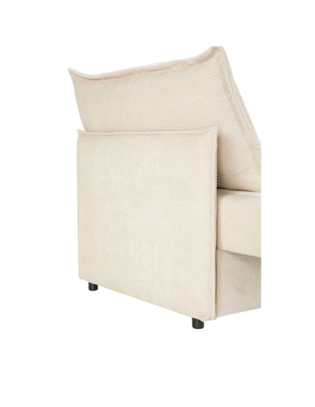 Divano letto Ghide con contenitore colore panna 217x86x95 cm. - Kallea