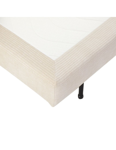 Divano letto Ghide con contenitore colore panna 217x86x95 cm. - Kallea