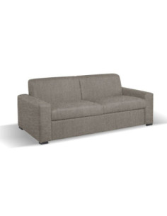 Divano letto Flash 3 posti con rete elettrosaldata colore taupe Roma 10 - Kallea 2