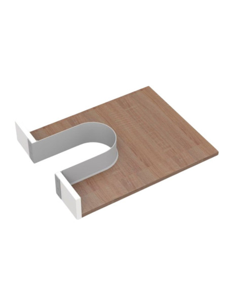 Protezione per sifone a forma di U Omega1 colore grigio - Kallea