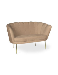 Divano Orel in velluto nocciola Riviera 02 - Kallea 2