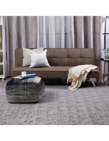 Divano letto Daynora in tessuto colore brown - Kallea