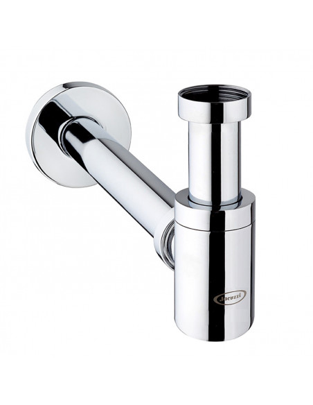 Sifone Jacuzzi universale a bottiglia cromato per lavabo 1771011JA00 - Kallea