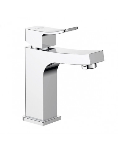 Rubinetto Jacuzzi per lavabo serie Tank senza scarico per piletta click clack 0TN00086JA00 cromato - Kallea