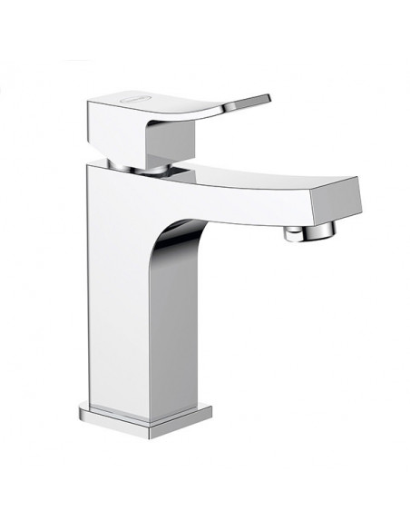 Rubinetto Jacuzzi per lavabo serie Tank con scarico automatico 0TN00088JA00 cromato - Kallea
