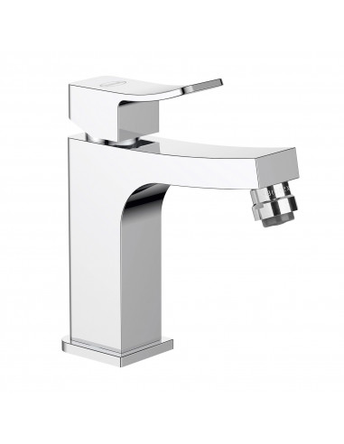 Rubinetto Jacuzzi per bidet serie Tank con scarico automatico 0TN00094JA00 cromato - Kallea