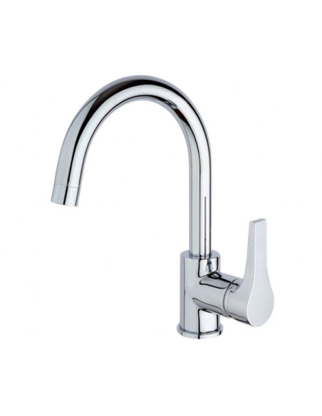 Rubinetto Jacuzzi per lavabo serie Moonlight senza scarico 0MG00186JA00 cromato - Kallea