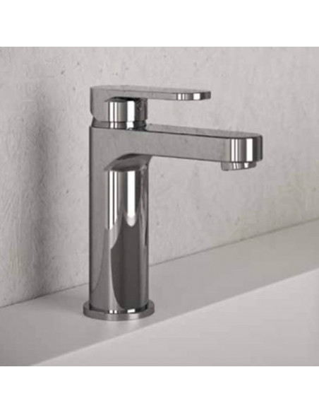 Rubinetto Miscelatore per lavabo serie Alba Jacuzzi con scarico automatico 0LB00088JA00 cromato - Kallea