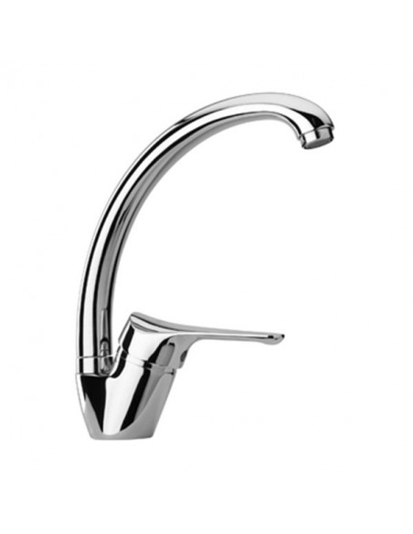 Rubinetto Miscelatore per lavello cucina serie Ariel Piralla senza scarico 0RE00104A16 cromato - Kallea