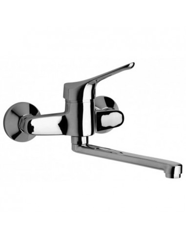 Rubinetto Miscelatore per lavello serie Ariel Piralla senza scarico 0RE00062A16 cromato - Kallea