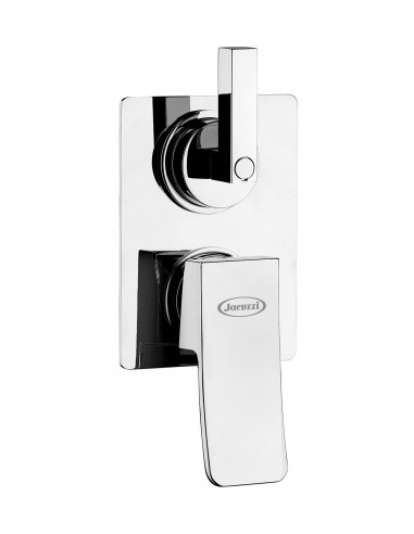 Miscelatore Jacuzzi incasso per doccia serie Tank con deviatore 0TN00400JA00 cromato - Kallea