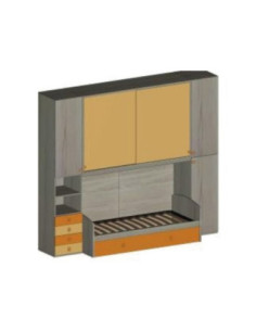 Cameretta a ponte Palermo bianca e blu - Kallea 2