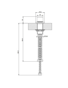 Comando remoto Gessi Serie Rettangolo cod.20005 - Kallea 2