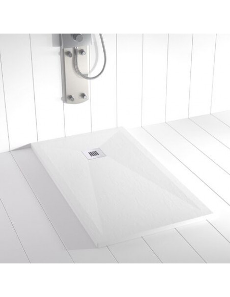 Piatto doccia in Ceramica Hatria modello Petra H3 Ardesia - Kallea