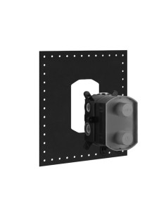 Miscelatore Gessi a parete elettronico serie Rettangolo parte esterna cod.20130 incasso cod.44697 - Kallea 2