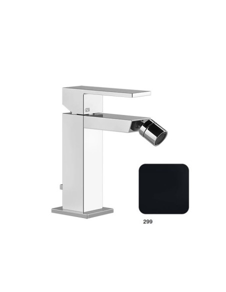 Miscelatore Bidet Gessi serie Rettangolo cod.20007 con scarico e flessibile di collegamento - Kallea