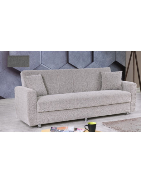 Duna nocciola divano letto con contenitore - Kallea