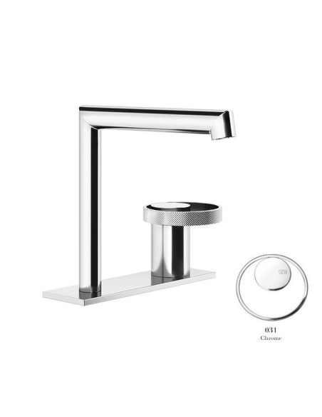 Miscelatore Lavabo Gessi serie Anello cod.63315 con flessibile di collegamento - Kallea