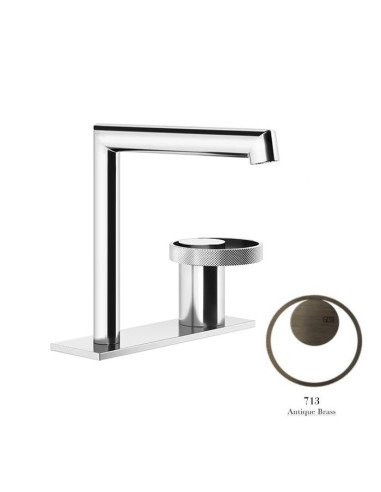 Miscelatore Lavabo Gessi serie Anello cod.63315 con flessibile di collegamento - Kallea
