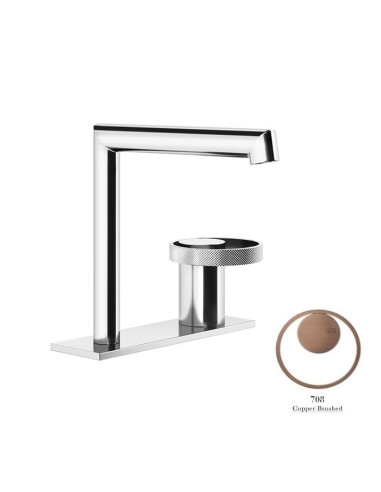 Miscelatore Lavabo Gessi serie Anello cod.63315 con flessibile di collegamento - Kallea