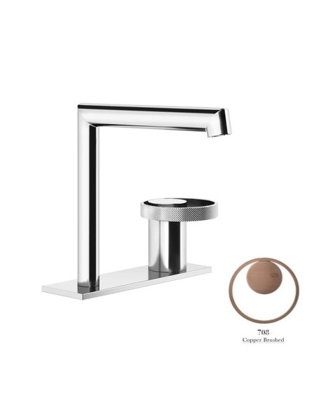 Miscelatore Lavabo Gessi serie Anello cod.63315 con flessibile di collegamento - Kallea