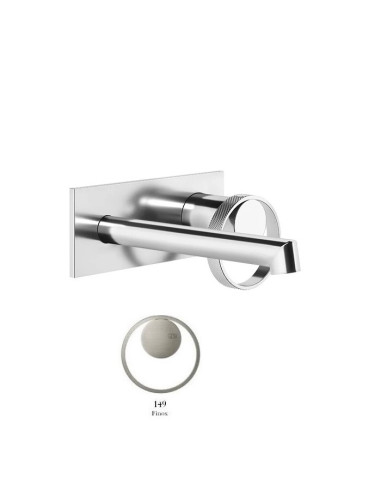 Miscelatore a parete gessi serie Anello bocca corta cod.63388 esterna cod.63397 incasso - Kallea