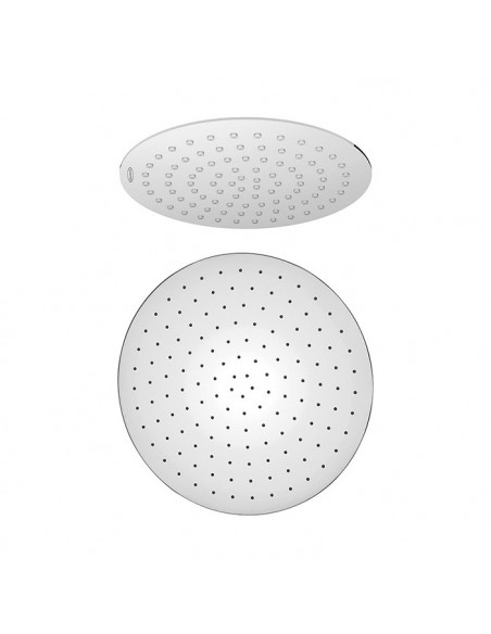 Soffione Jacuzzi tondo in acciaio inox ultrapiatto 1811052JA00 diametro 250mm - Kallea