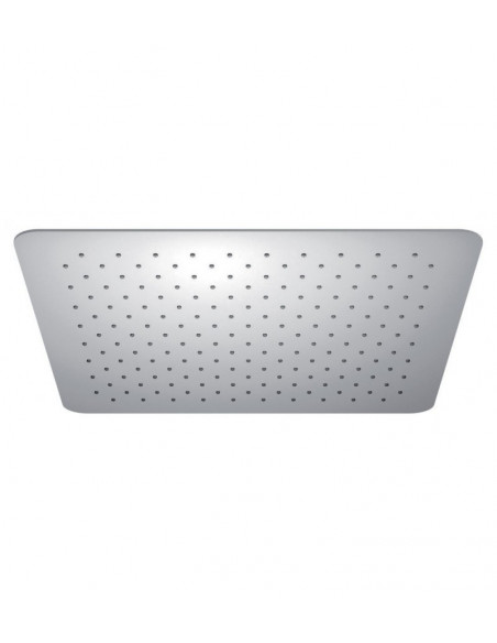 Soffione Jacuzzi Quadro in acciaio inox ultrapiatto 250x250 mm 1811055JA00 - Kallea