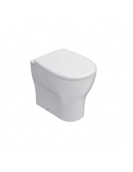 Vaso filoparete Globo serie Grace SENZABRIDA® GR003BI bianco lucido - Kallea
