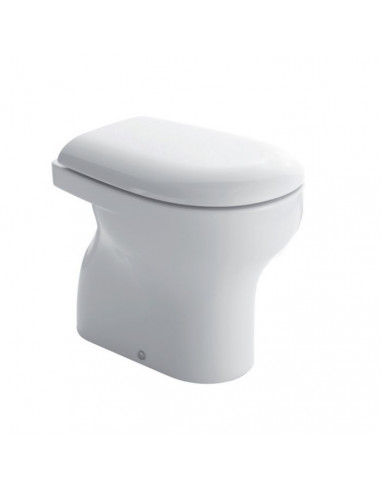 Vaso a pavimento Globo serie Grace GR001.BI bianco lucido scarico con brida - Kallea