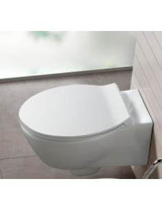 Copriwater Hatria serie Nido in duroplast YXWW01 rallentato bianco lucido - Kallea 2