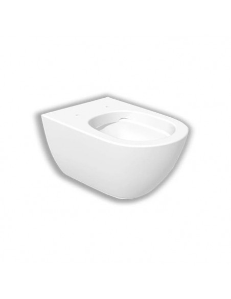 Vaso sospeso Hatria serie Fusion scarico Rimless senza brida Y1CC25 BIANCO OPACO - Kallea