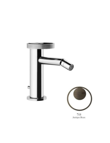 Miscelatore Gessi bidet serie Anello cod.63307 con scarico e flessibili di collegamento - Kallea