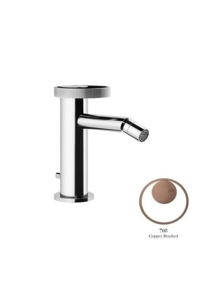 Miscelatore Gessi bidet serie Anello cod.63307 con scarico e flessibili di collegamento - Kallea