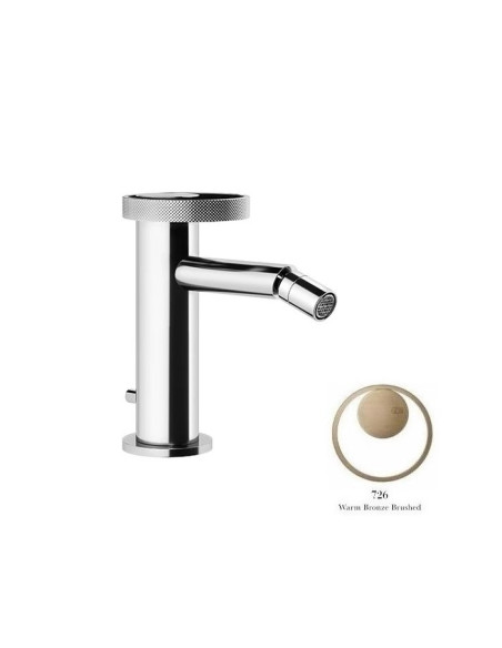 Miscelatore Gessi bidet serie Anello cod.63307 con scarico e flessibili di collegamento - Kallea