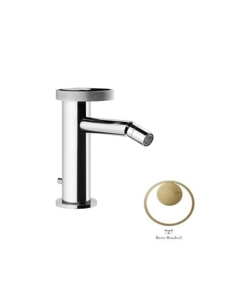 Miscelatore Gessi bidet serie Anello cod.63307 con scarico e flessibili di collegamento - Kallea