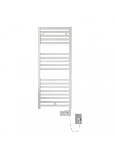 Termoarredo Lazzarini serie Cortina Analogic elettrico 1375 x 480 mm bianco ral 9016 dritto - Kallea