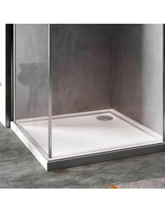 Piatto doccia Glass1989 serie Cinco in acrilico rinforzato H.5,5 cm bianco lucido - Kallea 2