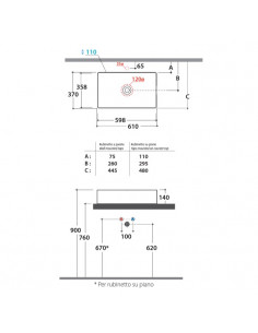 Lavabo appoggio Glogo serie T-edge 61 x 37 cm BIANCO OPACO - Kallea 2