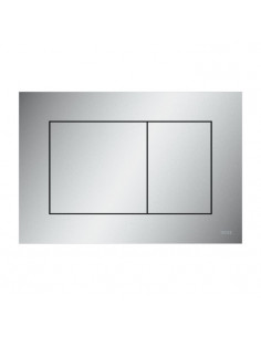 Placca di comando per wc Tece serie Tecenow cromo satinato - Kallea