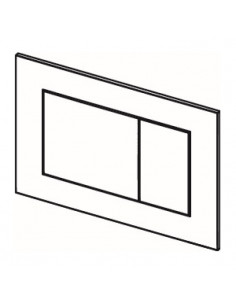 Placca di comando per wc Tece serie Tecenow Bianca ANTIBATTERICA - Kallea 2